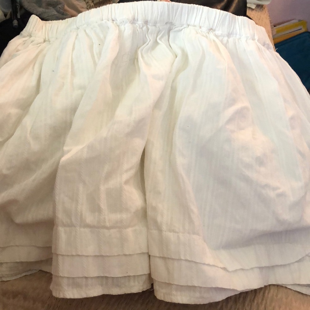 White skirt